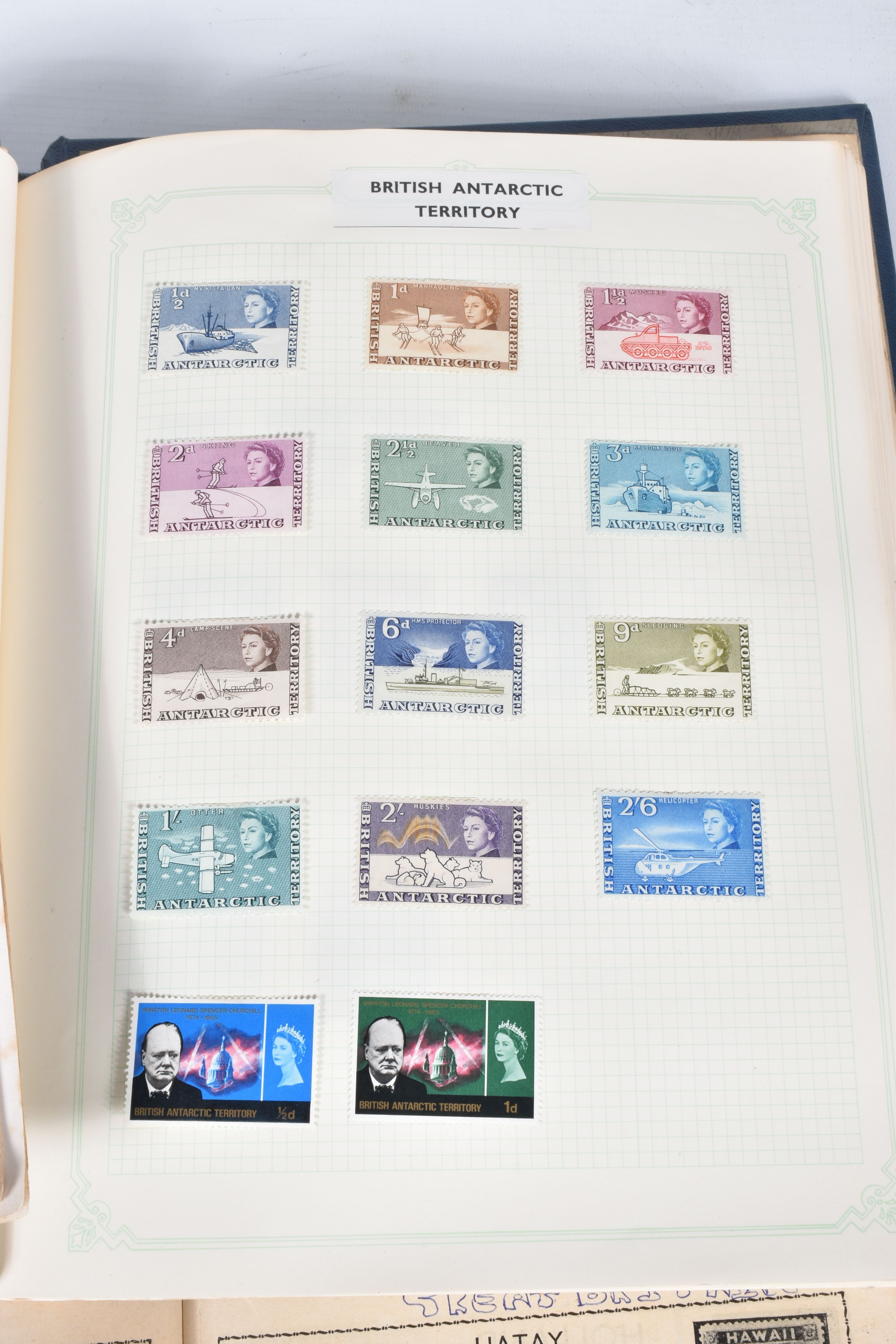 MAINLY COMMONWEALTH MINT AND USED COLLECTION IN TWO JUNIOR TYPE ALBUMS AND FULL SIZED LOOSE LEAF - Image 2 of 7