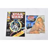 A MARVEL COMICS GROUP STAR WARS WEEKLY NO. 1 MAGAZINE, missing its free toy, dated Feb 8 1978, front