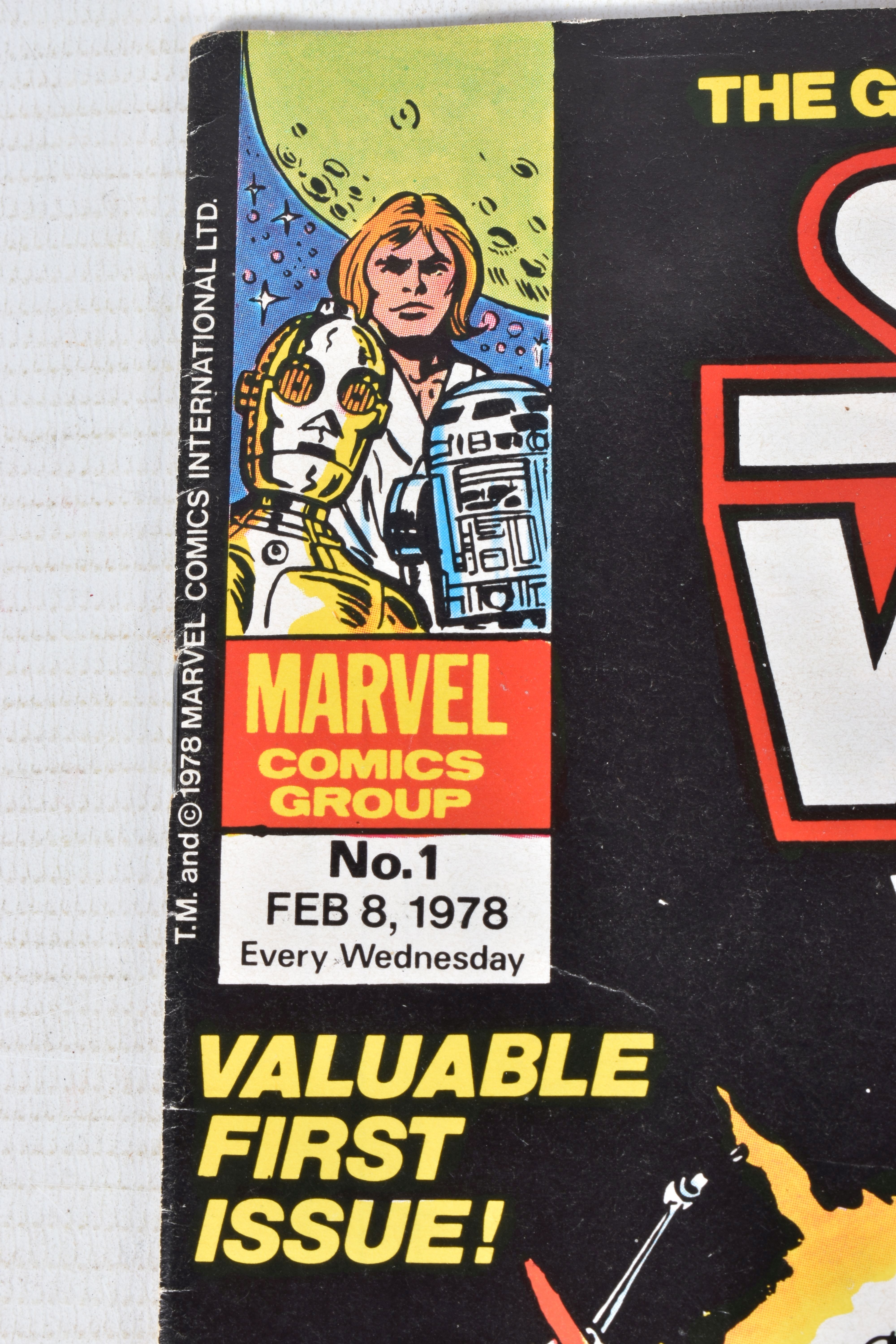 A MARVEL COMICS GROUP STAR WARS WEEKLY NO. 1 MAGAZINE, missing its free toy, dated Feb 8 1978, front - Image 3 of 15