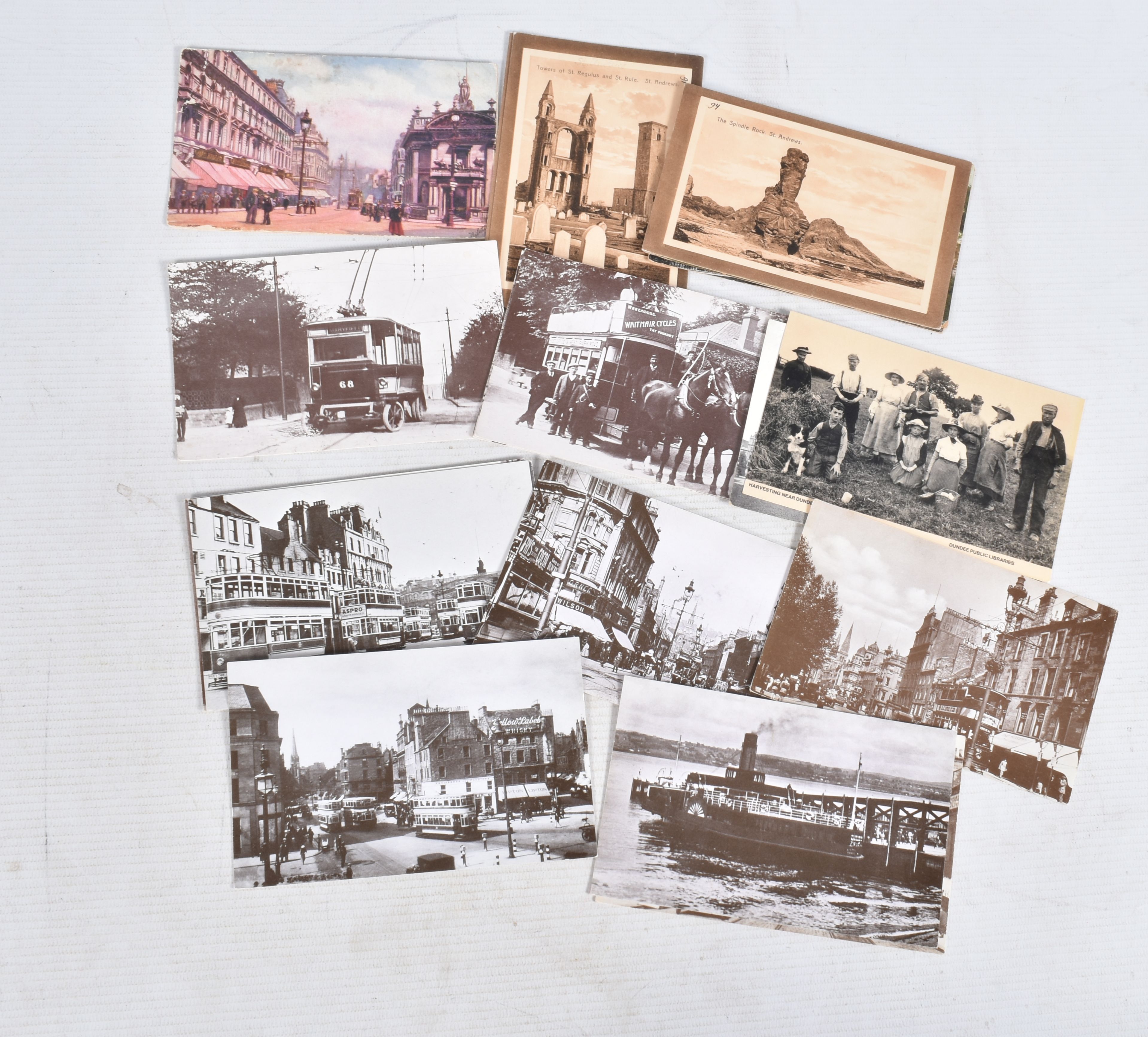 POSTCARDS, a tray containing postcards to various towns and villages in Scotland, approximately - Image 8 of 10