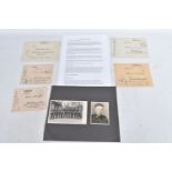 A COLLECTION OF LETTERS FOR SS-MANN GERHARD BRENNER, to include photos and 5 letters dated 1942, one