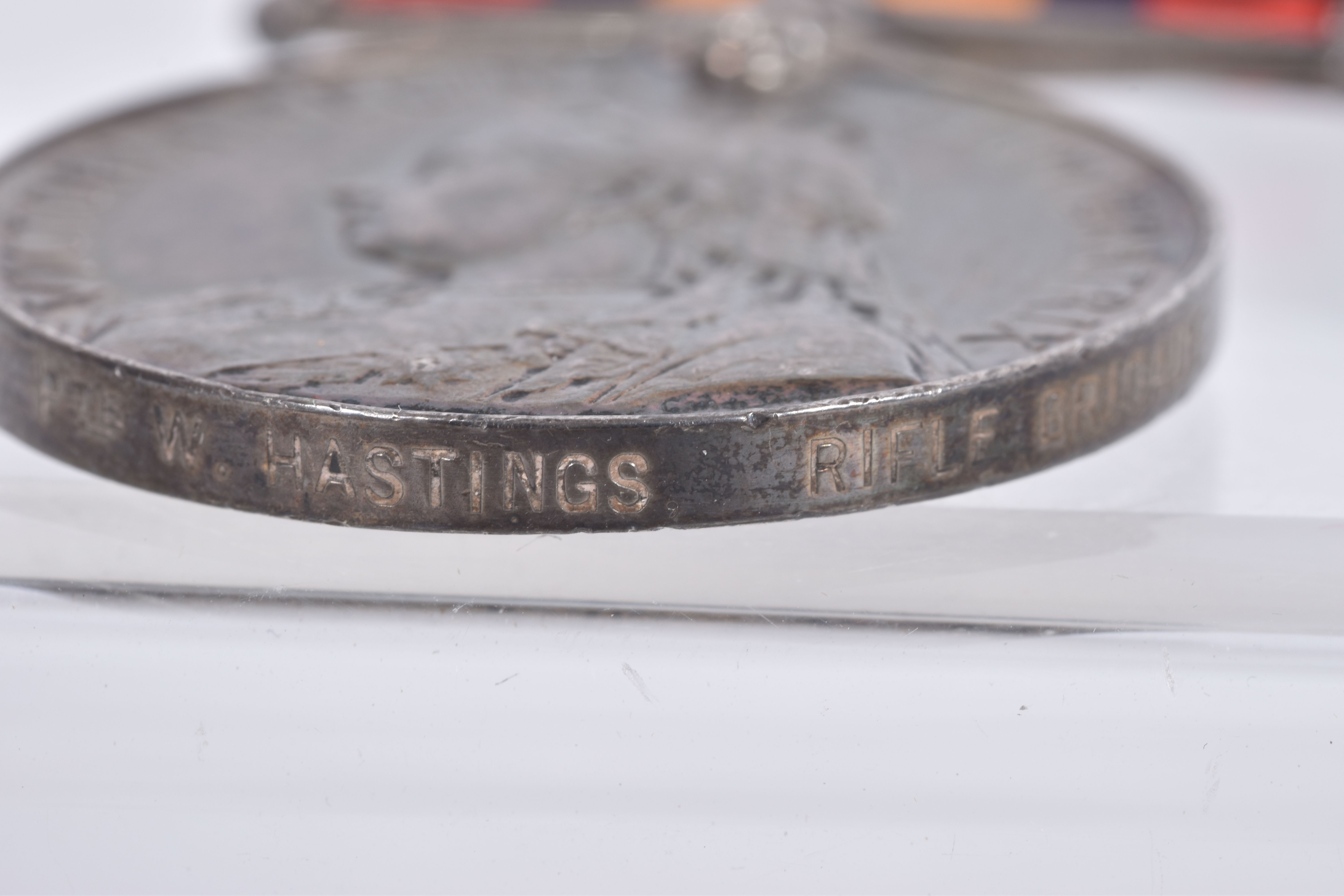 A BOERWAR AND WWI GROUP OF MEDALS, the QSA and KSA are both correctly named to 6622 PTE W HASTINGS - Image 5 of 25