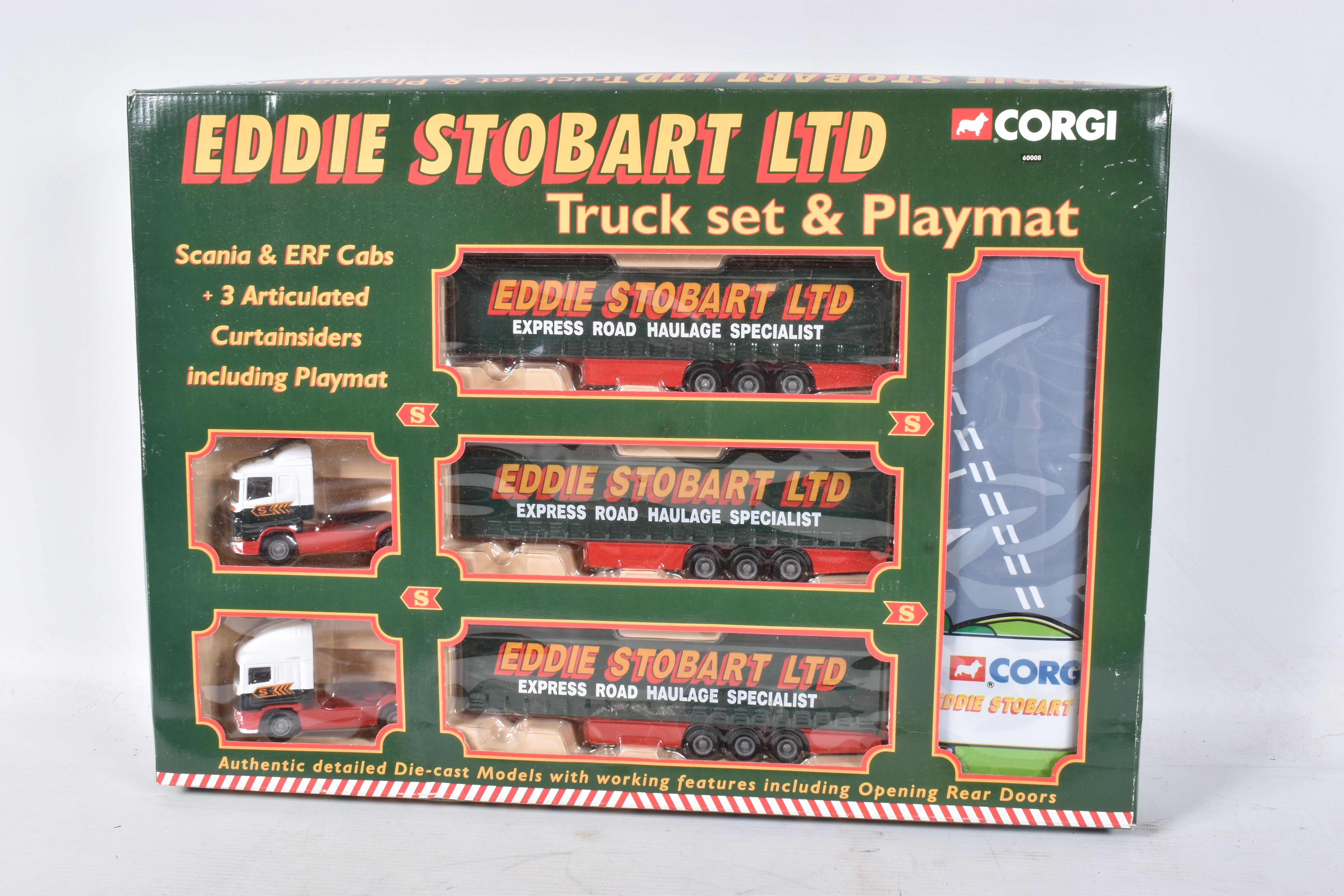 A QUANTITY OF BOXED CORGI EDDIE STOBART VEHICLES AND OTHER DIE-CAST MODELS, to include a Truck Set - Image 10 of 10