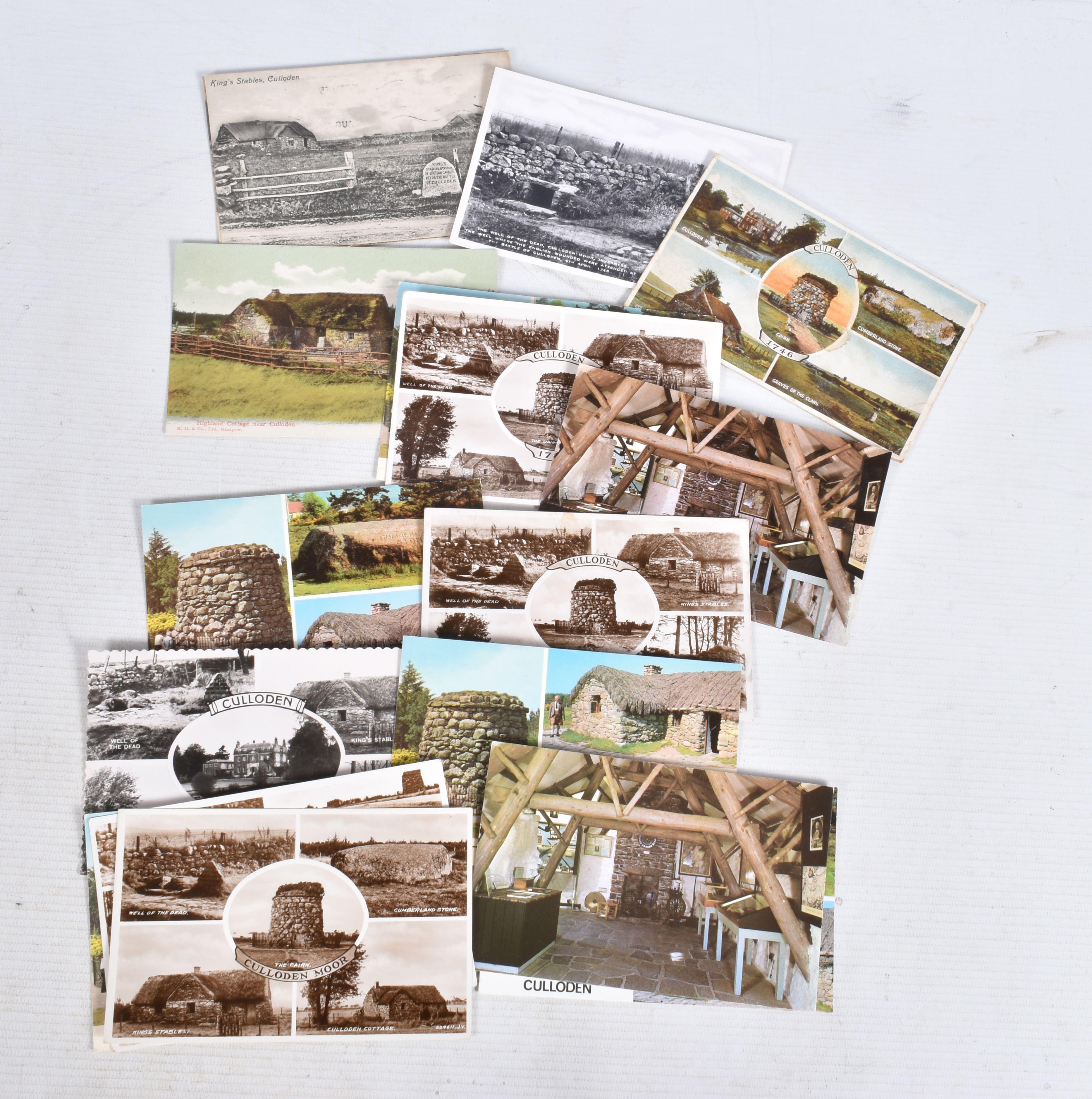 POSTCARDS, a tray containing postcards to various towns and villages in Scotland, approximately - Image 4 of 10