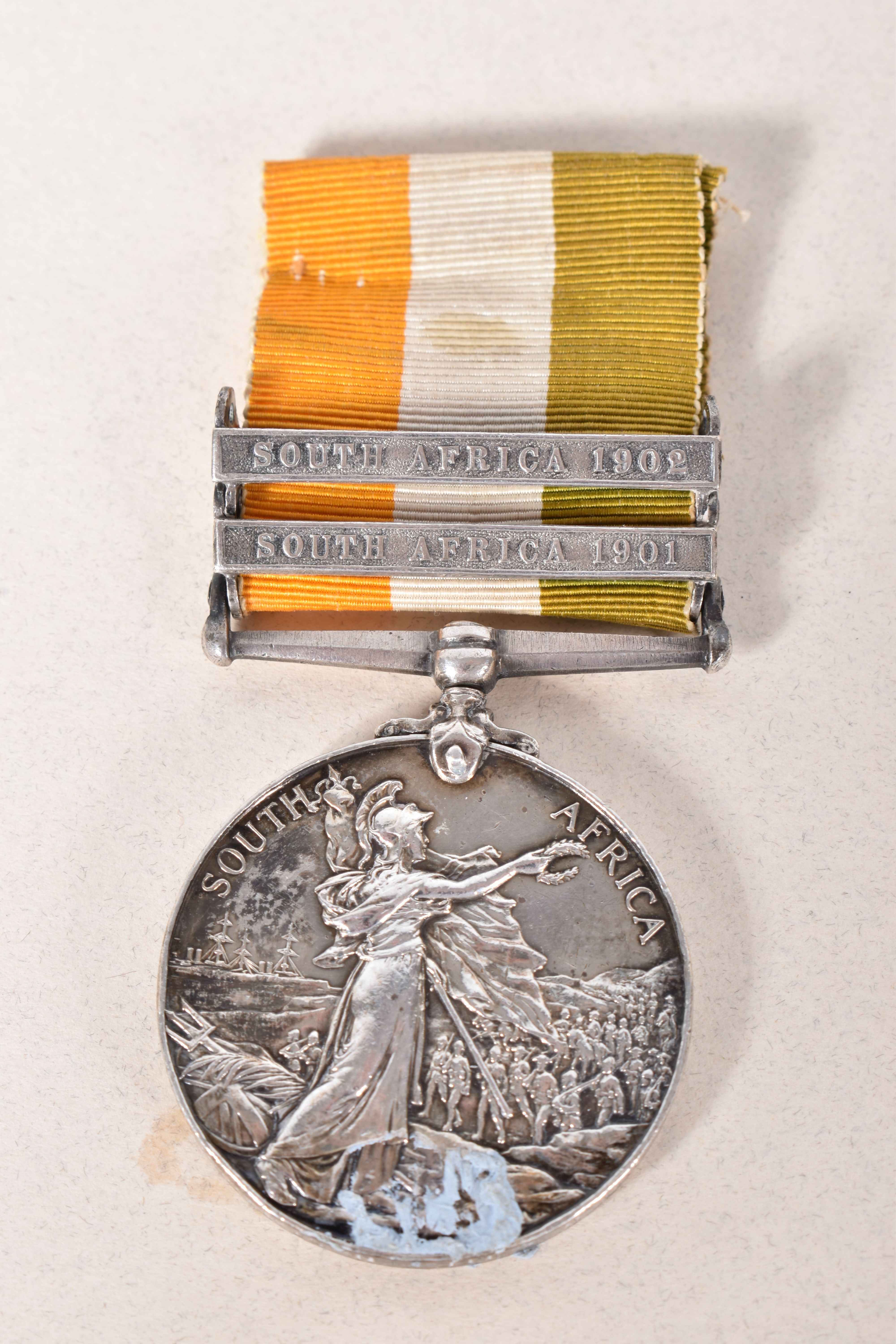 A NORTH STAFFORDSHIRE REGIMENT BOER WAR AND WWI 1914 MONS STAR TRIO OF MEDALS, the Boer War pair are - Image 9 of 25