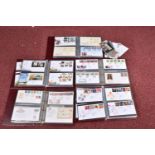 GB COLLECTION OF FDCs TO 2011 (NOT COMPREHENSIVE) IN 5 ALBUMS.