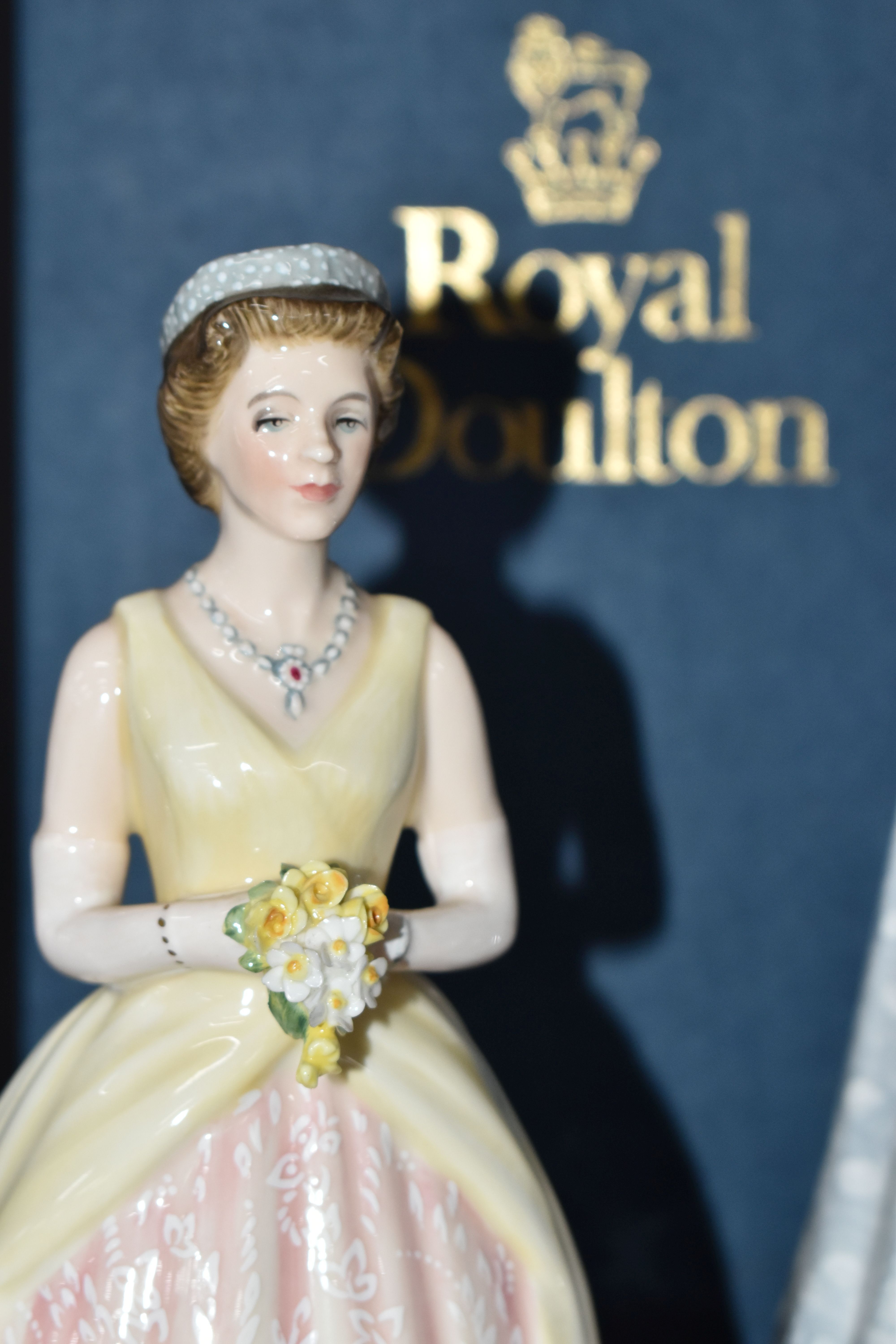 TWO ROYAL DOULTON FIGURINES OF HM QUEEN ELIZABETH II, limited editions, comprising a boxed ' - Image 2 of 6
