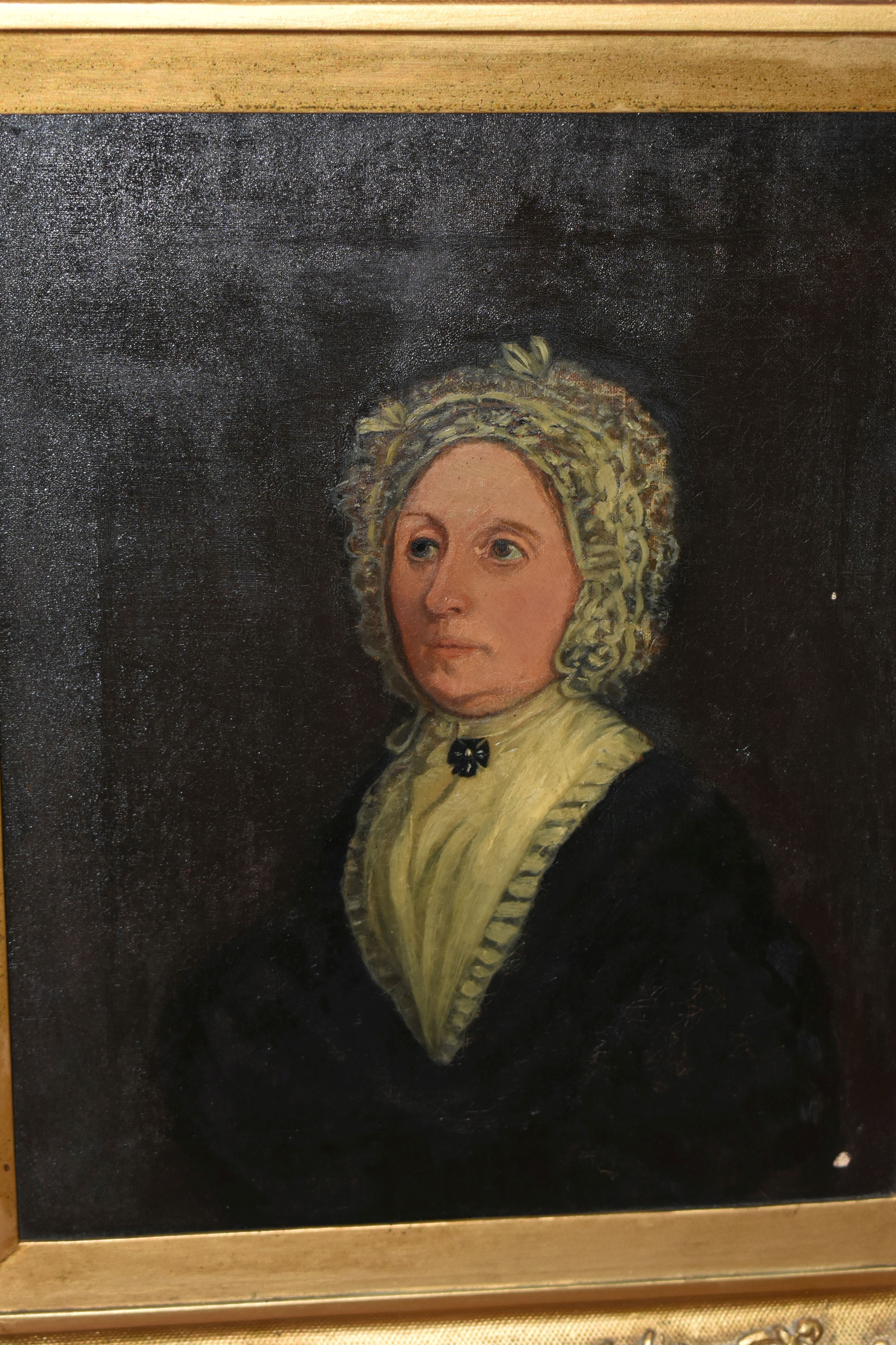 A MID 19TH CENTURY PORTRAIT REPUTED TO BE CATHERINE TENNENT (1779-1850), the sitter is wearing a - Image 2 of 4