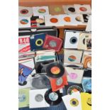 TWO ALUMINIUM SINGLES CASES CONTAINING OVER ONE HUNDRED AND EIGHTY 7 '' SINGLES artists include