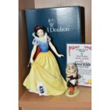 A BOXED LIMITED EDITION SNOW WHITE FIGURE, HN3678 420/2000, with certificate of authenticity,
