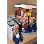 A SET OF CORGI COLLECTABLE ICON FIGURES AND DISPLAY STAND, four boxed 'Gone With The Wind' figures