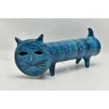 A BITOSSI 'RIMINI BLU' GATTO (CAT) SCULPTURE, designed by Aldo Londi in 1962, marked Italy 4251 to