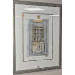 A QUANTITY OF PICTURES AND PRINTS, to include a Kevin Blackham 'Maison de Ville I' architectural