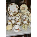 A GROUP OF TEA, DINNER AND NURSERY WARES, comprising twenty eight pieces of Royal Albert Old Country