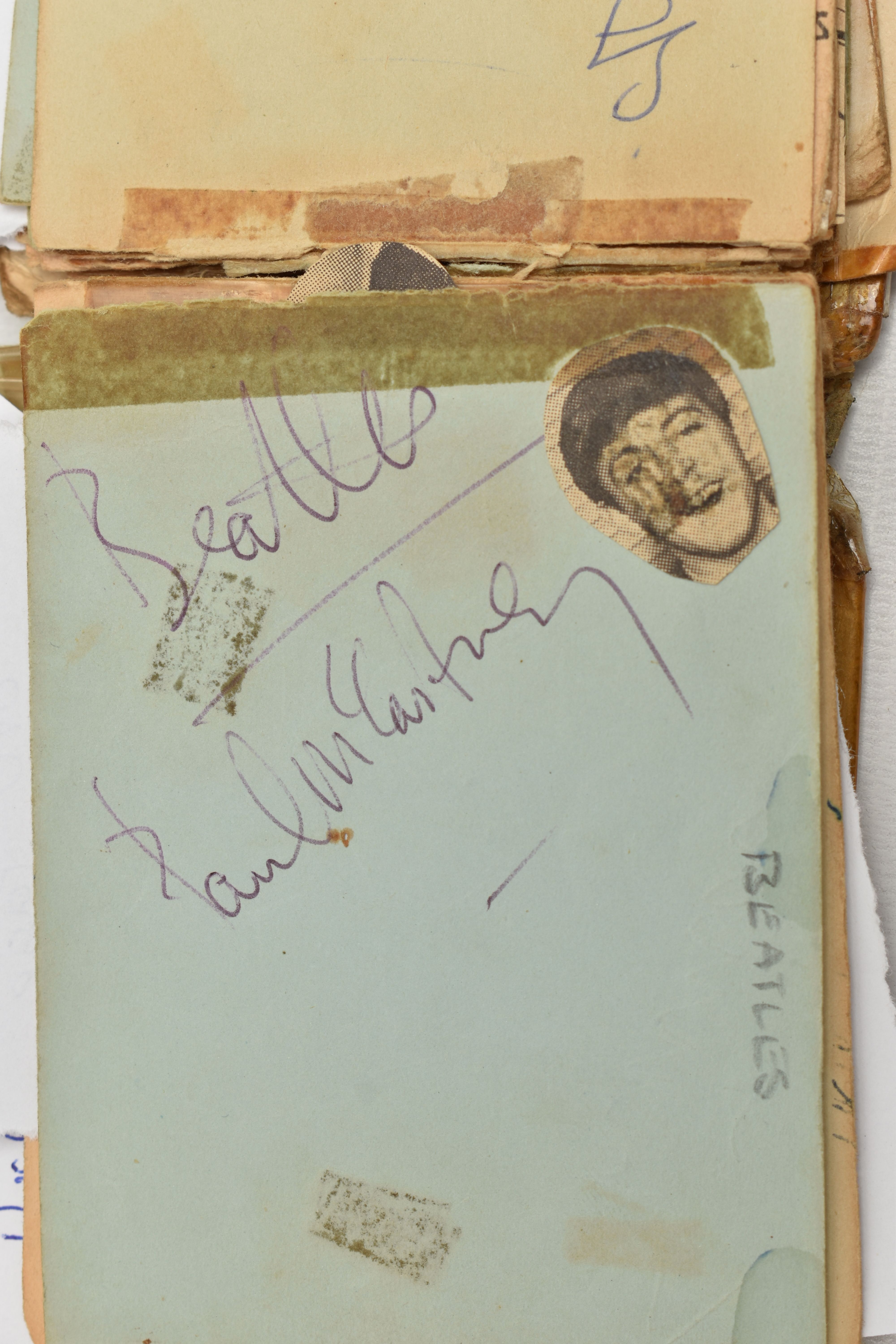 THE BEATLES AUTOGRAPHS, two autograph albums and two photographs, the Woburn Abbey autograph book is - Image 16 of 22