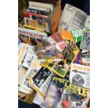 TWO BOXES OF Football EPHEMERA containing a collection of Wolverhampton Wanderers and Aston Villa