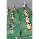 ELEVEN BOXED BESWICK ENGLISH COUNTRY FOLK FIGURES, comprising two x Huntsman Fox ECF1, two x