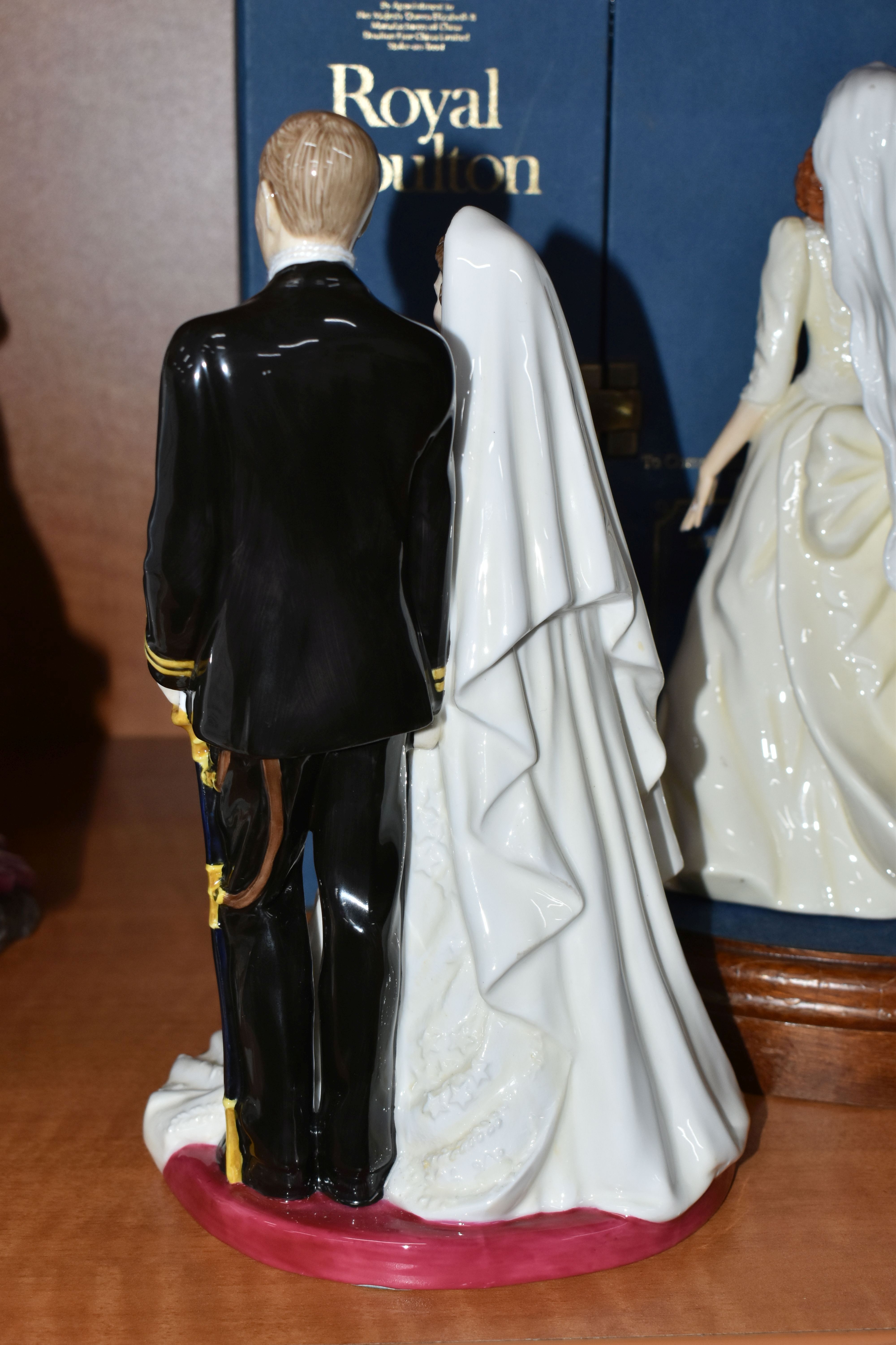 TWO ROYAL DOULTON LIMITED EDITION FIGURINES, comprising a 'HM The Queen and HRH The Duke of - Image 4 of 6