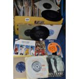 A BOX CONTAINING APPROX THREE HUNDRED 7in SINGLES from the 1970s and 1980s (1 box)