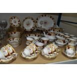 A SEVENTY EIGHT PIECE ROYAL ALBERT 'LADY HAMILTON' DINNER SERVICE, comprising a meat plate, two