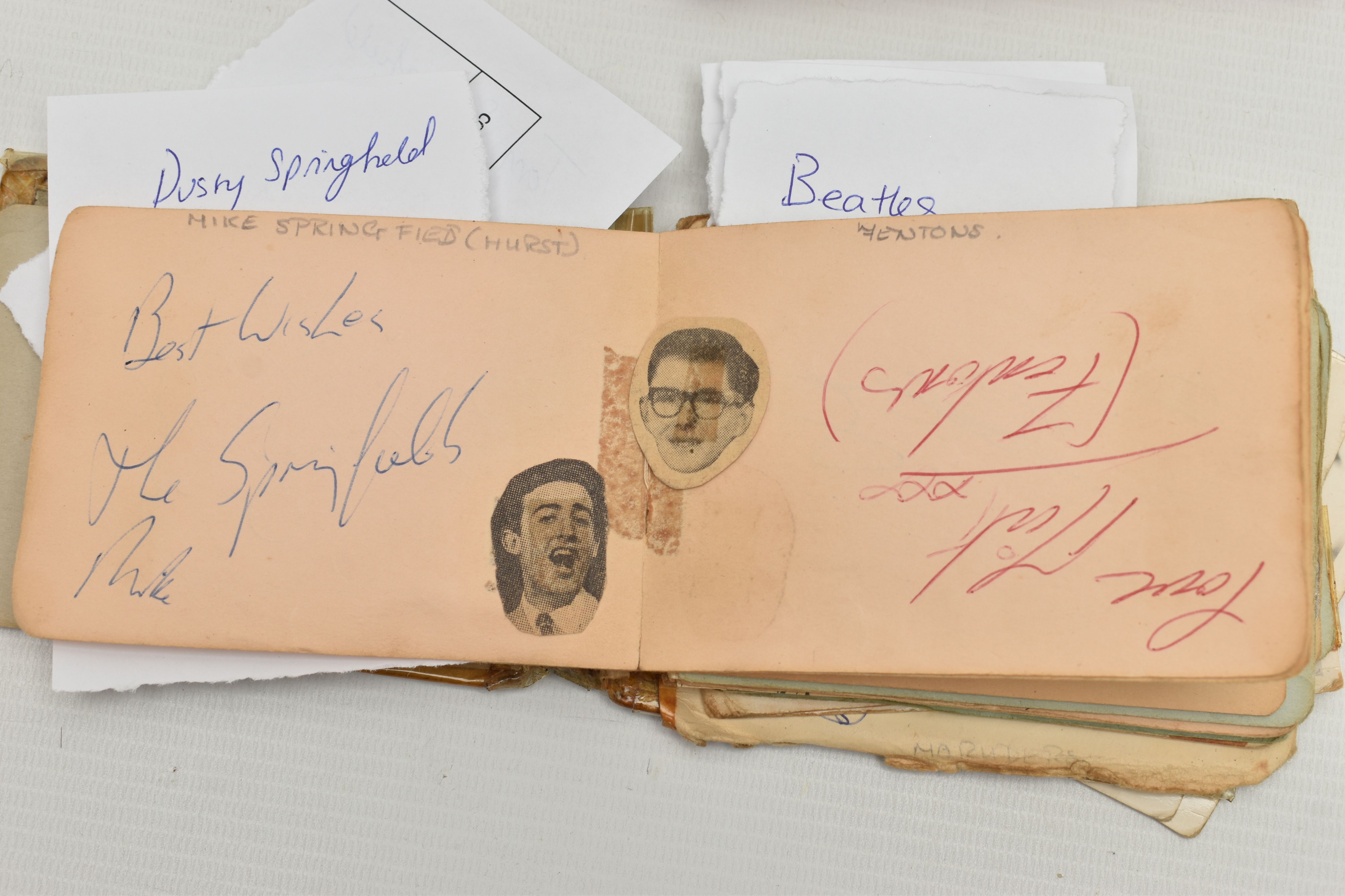 THE BEATLES AUTOGRAPHS, two autograph albums and two photographs, the Woburn Abbey autograph book is - Image 12 of 22