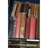 ONE BOX OF twenty-two Antiquarian Books to include The Poems of Ella Wheeler Wilcox, The Pickwick