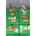 EIGHT BOXED JOHN BESWICK 'THELWELL' COLLECTION FIGURES, comprising Don't Tire Your Pony - Brown
