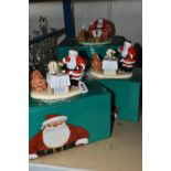 THREE BOXED COALPORT 'RAYMOND BRIGGS' FATHER CHRISTMAS' FIGURES, all limited editions, comprising