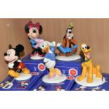FIVE BOXED ROYAL DOULTON 'THE MICKEY MOUSE COLLECTION' FIGURES, comprising Mickey Mouse MM1,