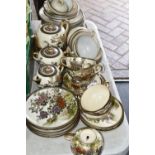 A GROUP OF JAPANESE TEAWARE, comprising a hand painted eggshell set of cups, saucers and tea plates,