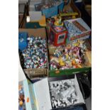 A COLLECTION OF ASSORTED SMALL PLASTIC FIGURES AND COLLECTIBLES, mainly 1970's/1980's, mostly film &