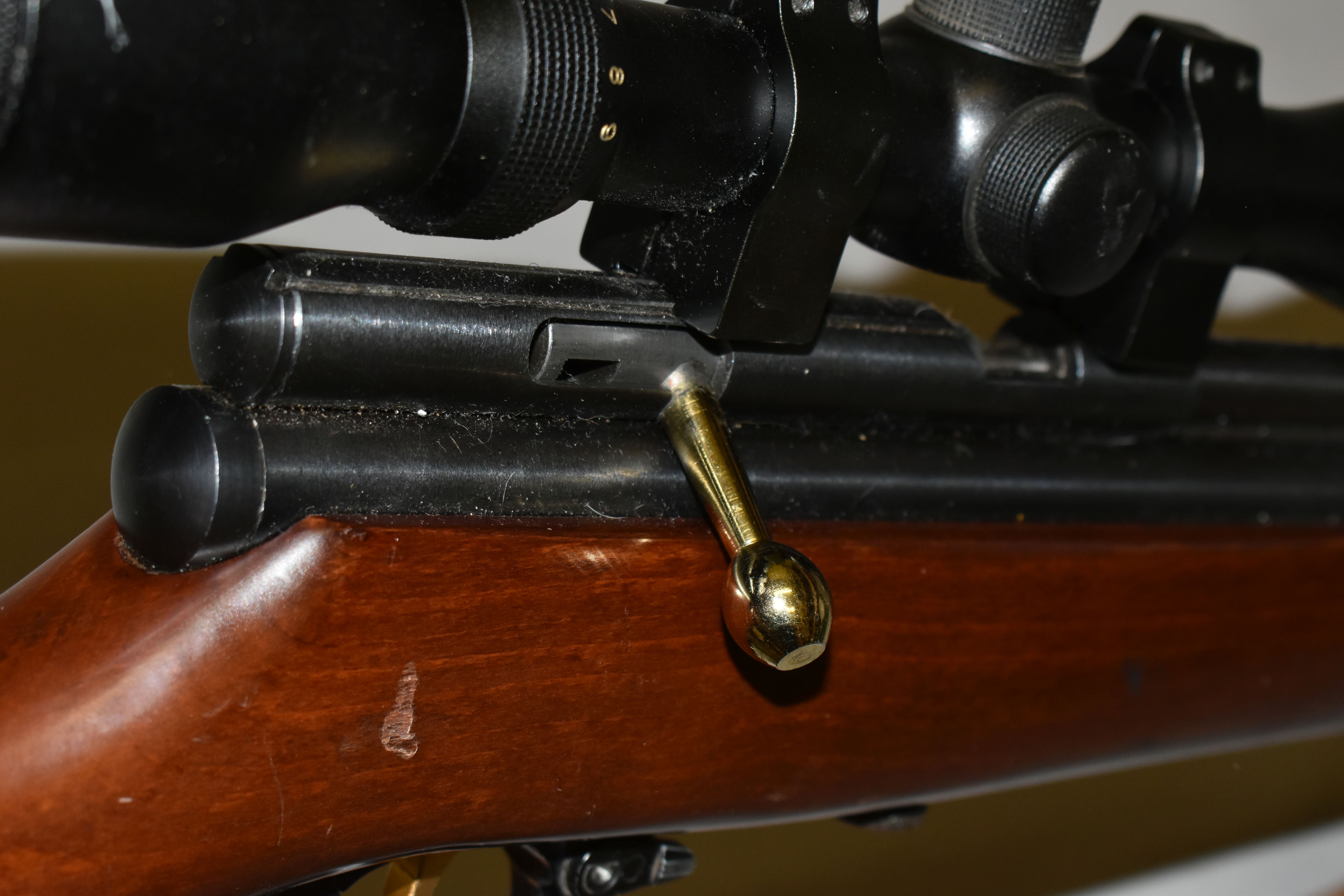 AN UNTESTED BOLT ACTION 5.5MM SMK CO2 QB78 DELUXE AIR RIFLE, fitted with a sling and 3-9x40 scope, - Image 10 of 12