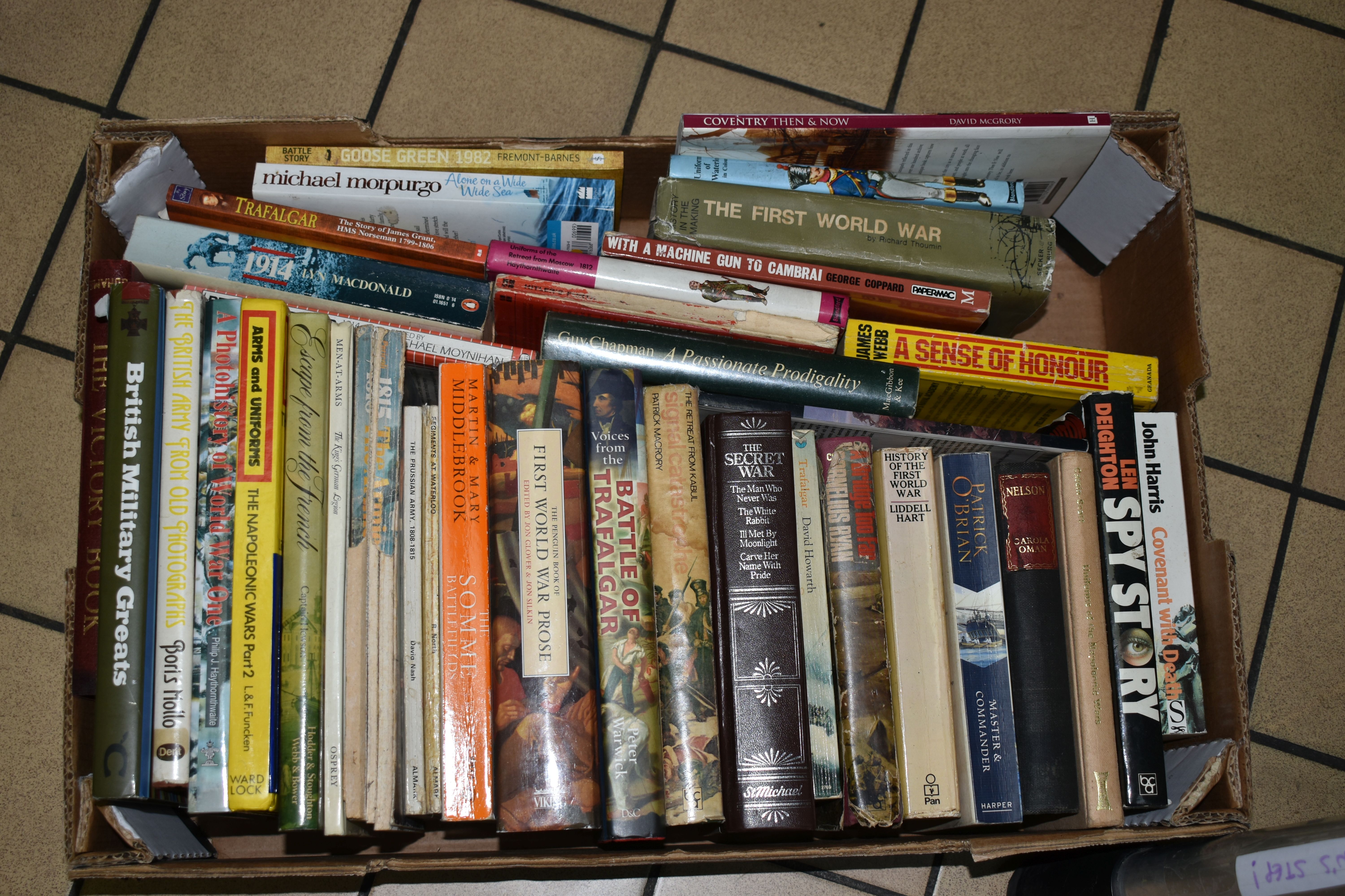 SIX BOXES OF BOOKS and Magazines comprising approximately 100 miscellaneous book titles in - Image 3 of 7