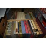 TWO BOXES containing twenty-three FOLIO SOCIETY Book titles to include a four volume set of The Book