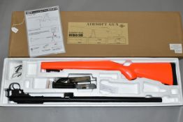 A BOXED BOLT ACTION MODEL MBO3A SPRING OPERATED BB RIFLE, it bears no makers name or serial
