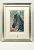 ROLF HARRIS (AUSTRALIA 1930-2023) 'YOUNG ZEBRA', a signed limited edition print on paper, 42/195,