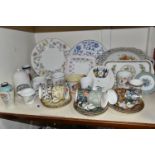 A COLLECTION OF CERAMICS, to include a Shelley cream jug pattern no 2328 (tiny chip to lip), a