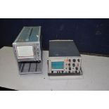 A TEKTRONIX 5223 DIGITISING OSCILLOSCOPE CABINET with three empty insert slots and an Advance