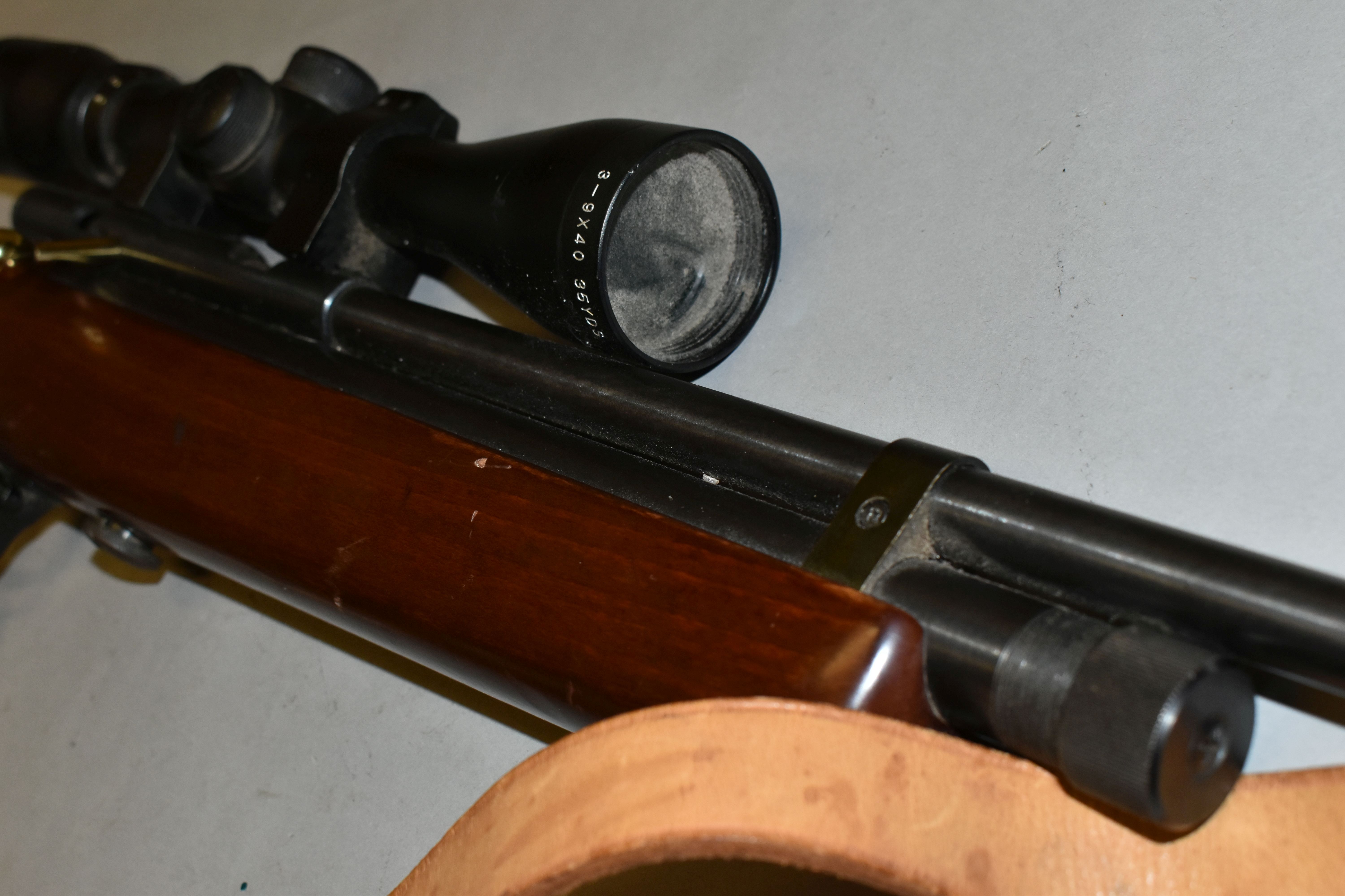 AN UNTESTED BOLT ACTION 5.5MM SMK CO2 QB78 DELUXE AIR RIFLE, fitted with a sling and 3-9x40 scope, - Image 12 of 12