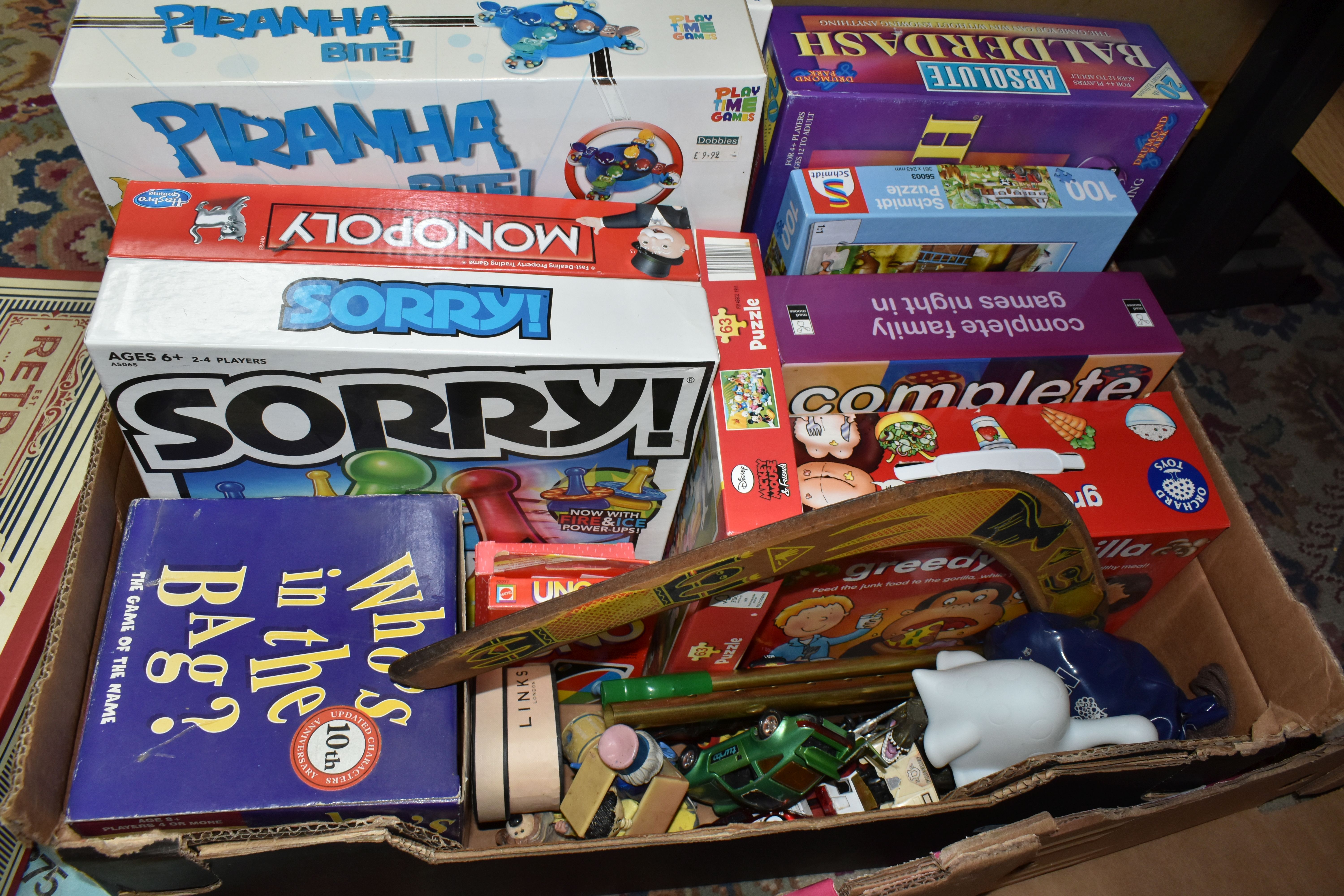 TWO BOXES OF VINTAGE BOARD GAMES AND LEGO, to include a boxed set of Lego 375 (box is damaged and - Image 4 of 4