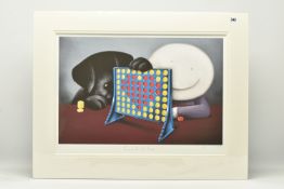 DOUG HYDE (BRITISH 1972) 'CONNECT FOR LOVE', a signed limited edition print depicting a figure
