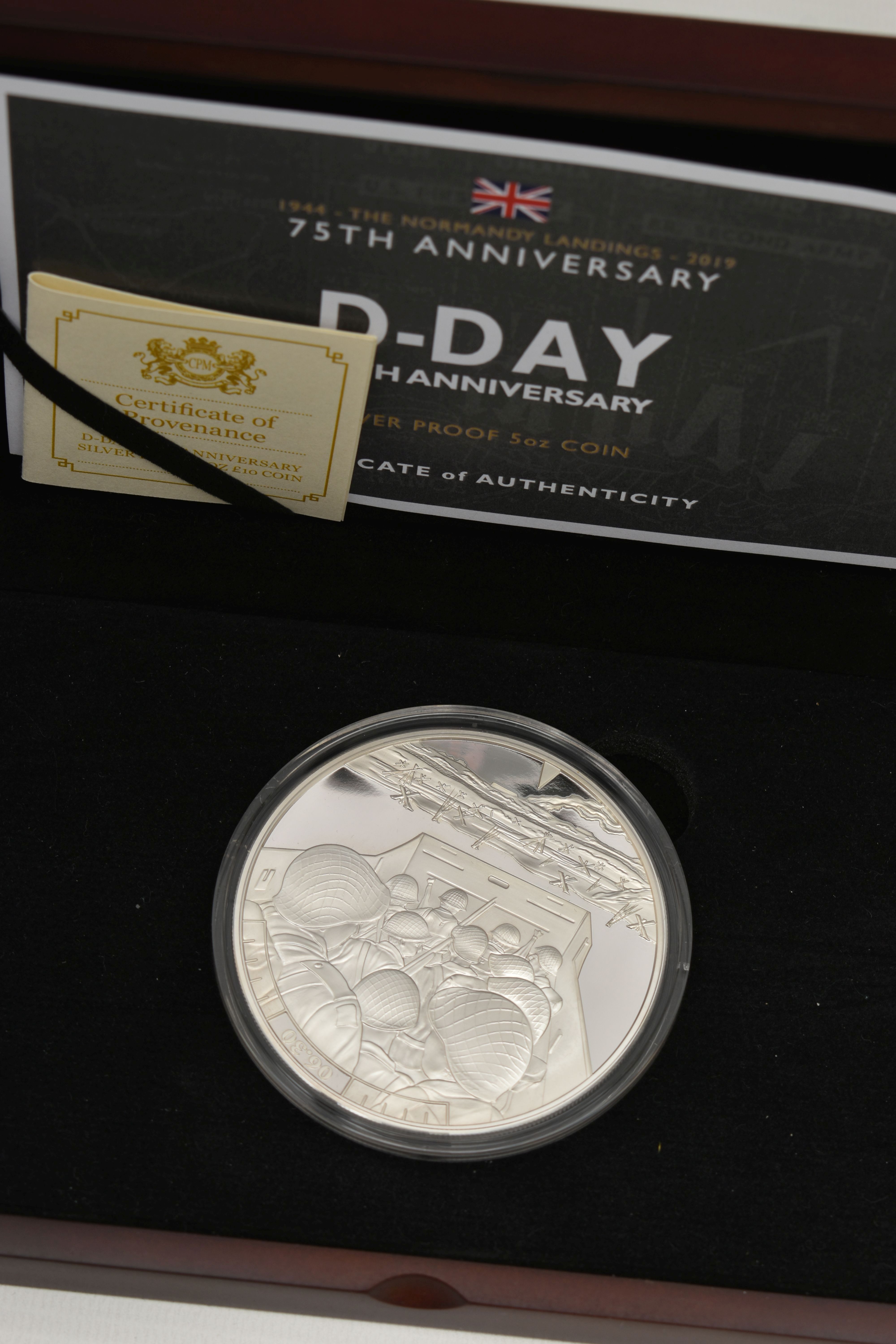 A QUANTITY OF BOXED SILVER AND SILVER PROOF AND OTHER COINAGE, to include a D-Day silver proof - Image 5 of 7