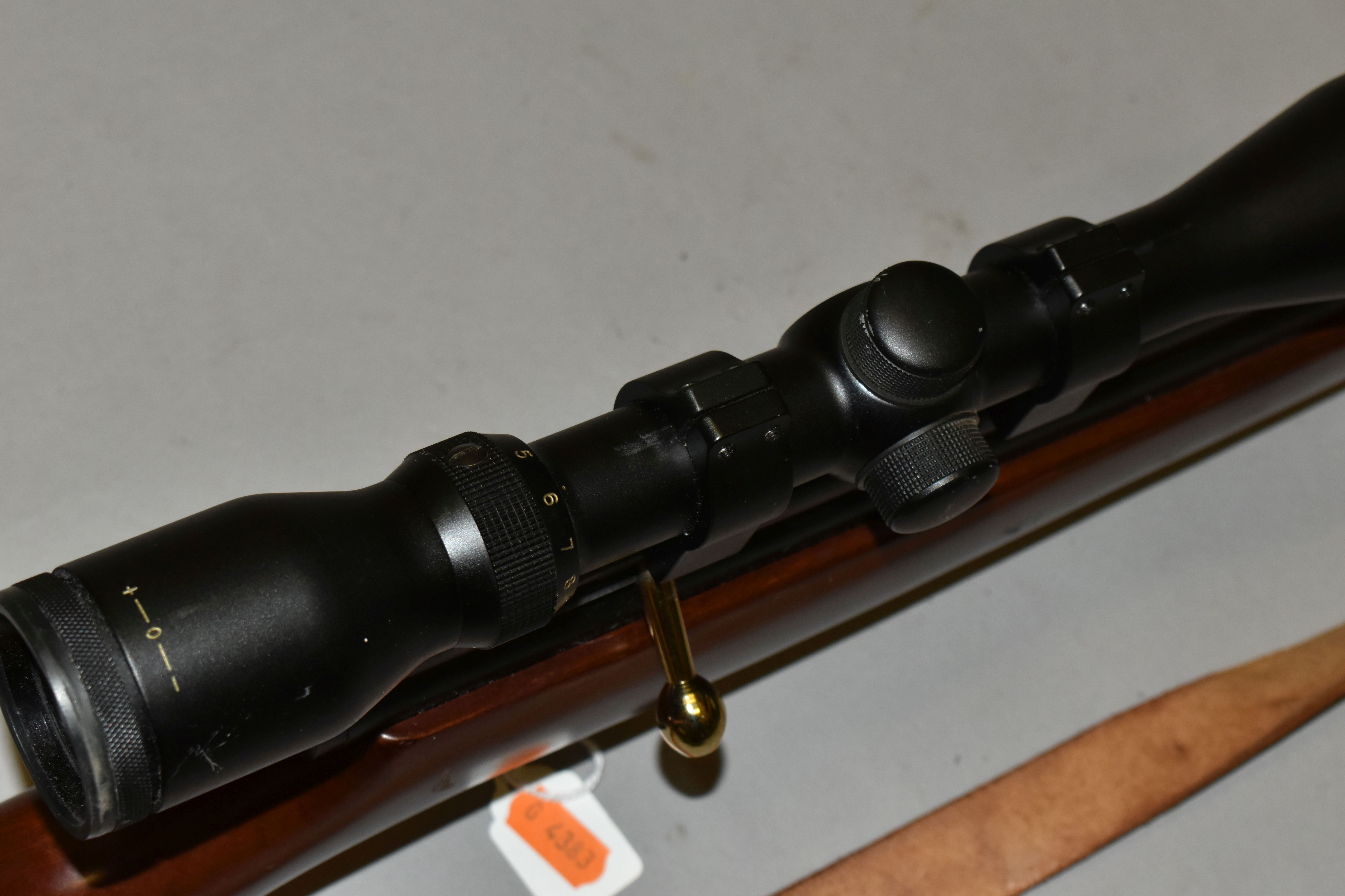 AN UNTESTED BOLT ACTION 5.5MM SMK CO2 QB78 DELUXE AIR RIFLE, fitted with a sling and 3-9x40 scope, - Image 11 of 12