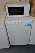 A BEKO UNDERCOUNTER FREEZER width 55cm depth 60cm height 84cm and a Beko microwave (PAT pass and