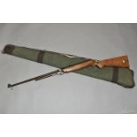 A .22 '' MK 3 WEBLEY & SCOTT LEVER ACTION SPRING OPERATED AIR RIFLE, serial number A1478, it is in