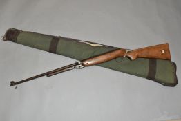 A .22 '' MK 3 WEBLEY & SCOTT LEVER ACTION SPRING OPERATED AIR RIFLE, serial number A1478, it is in