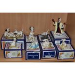 EIGHT BOXED ROYAL DOULTON 'DISNEY'S 101 DALMATIANS' FIGURES, comprising Cruella de Vil DM1, Penny