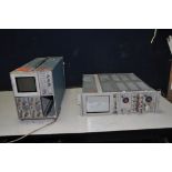 TWO TEKTRONIX OSCILLOSCOPES comprising of a 7623A with two 7A18 inserts and a Rackmount able 5111
