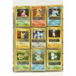 MOSTLY COMPLETE JAPANESE POKEMON NEO GENESIS SET, includes every holo and rare card, condition