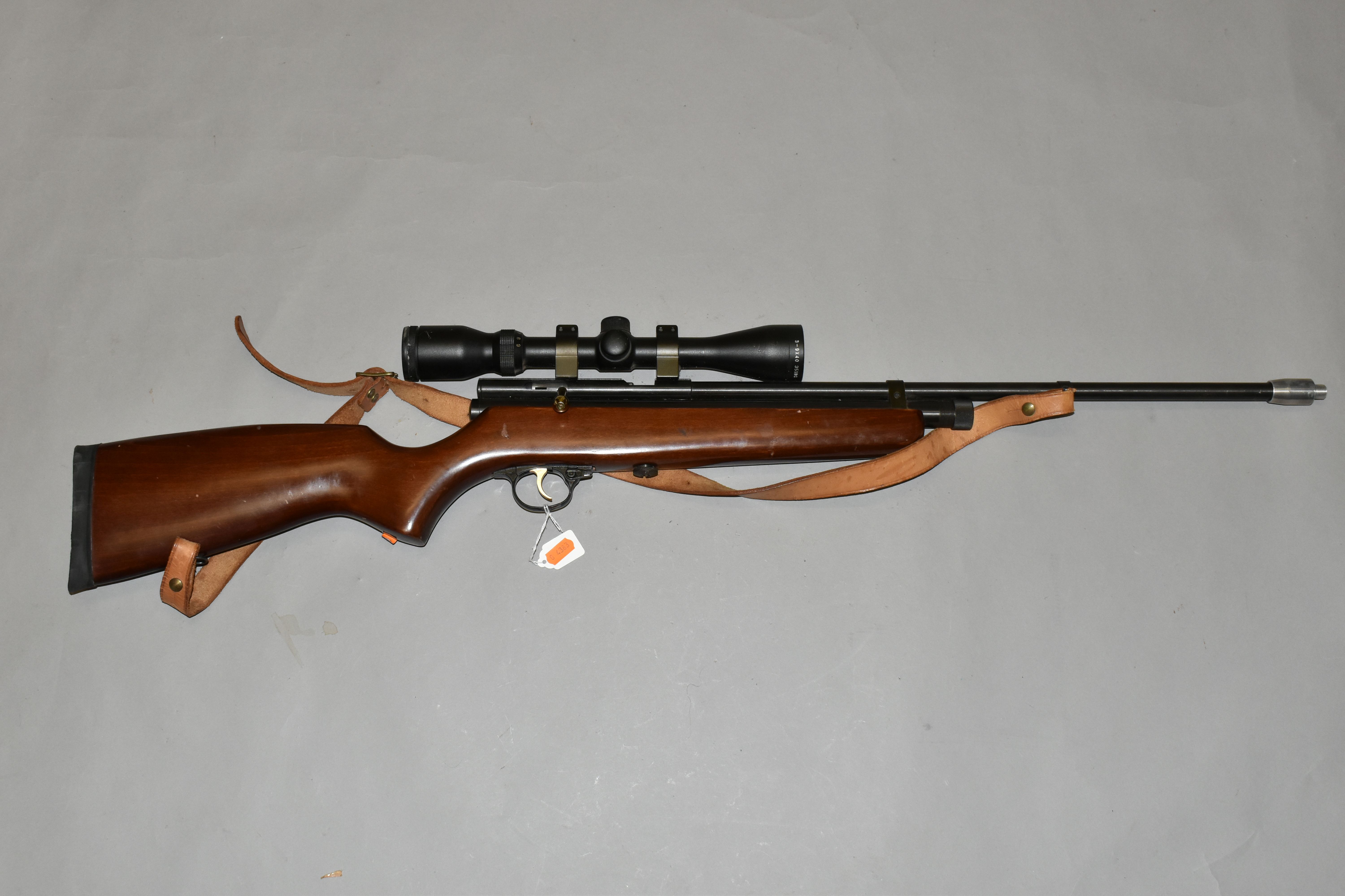 AN UNTESTED BOLT ACTION 5.5MM SMK CO2 QB78 DELUXE AIR RIFLE, fitted with a sling and 3-9x40 scope, - Image 8 of 12